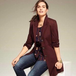 CAbi Boss Jacket in Currant Wine 3545 Size Medium